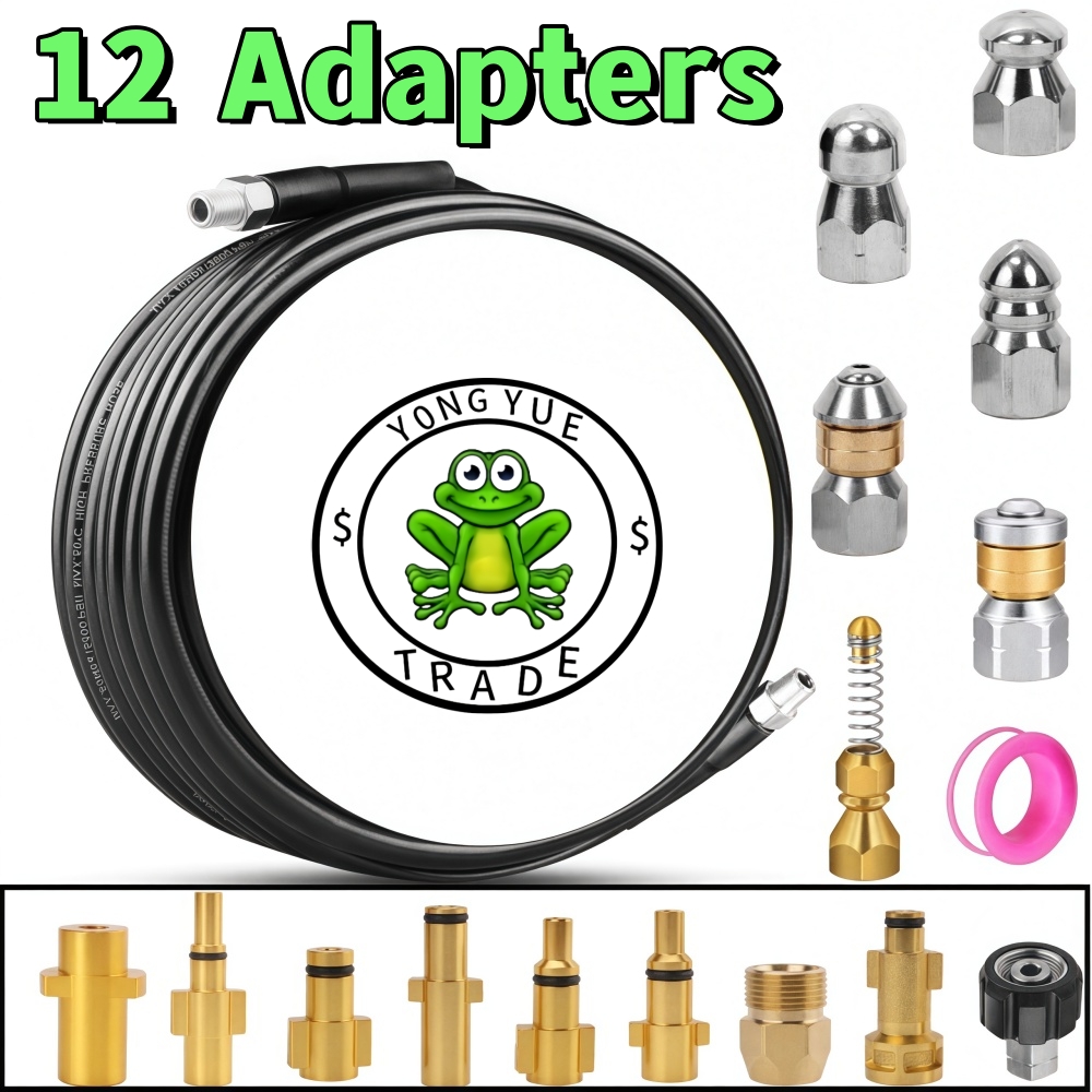 5~50m Pressure Washer Sewer Je - Nozzle Cleaning Kit avaliação e preço