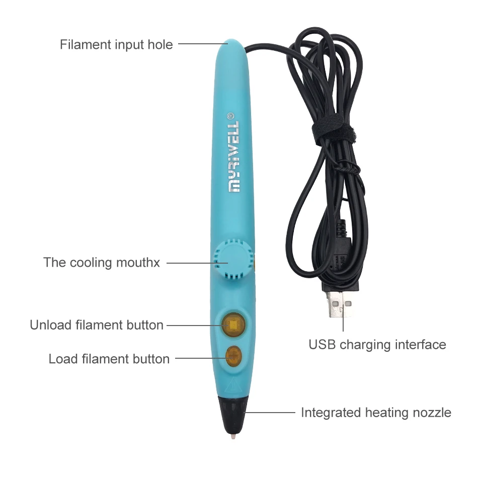 Myriwell Newest RP-200A 3D Pri - 3D Printing Pen For Kids avaliação e preço