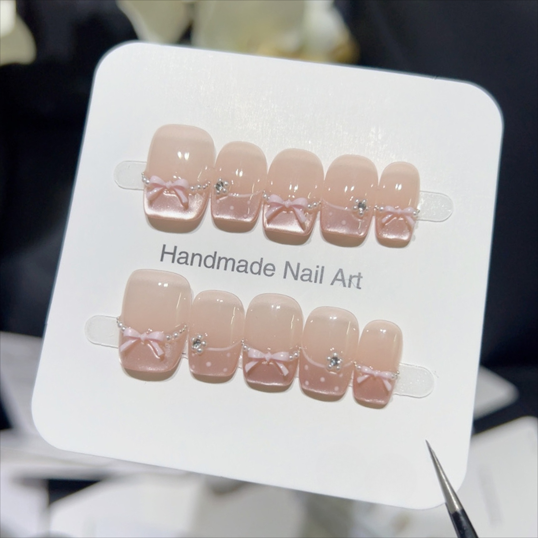 10pcs Summer Sweetheart Press  - 3D Printing Nails avaliação e preço