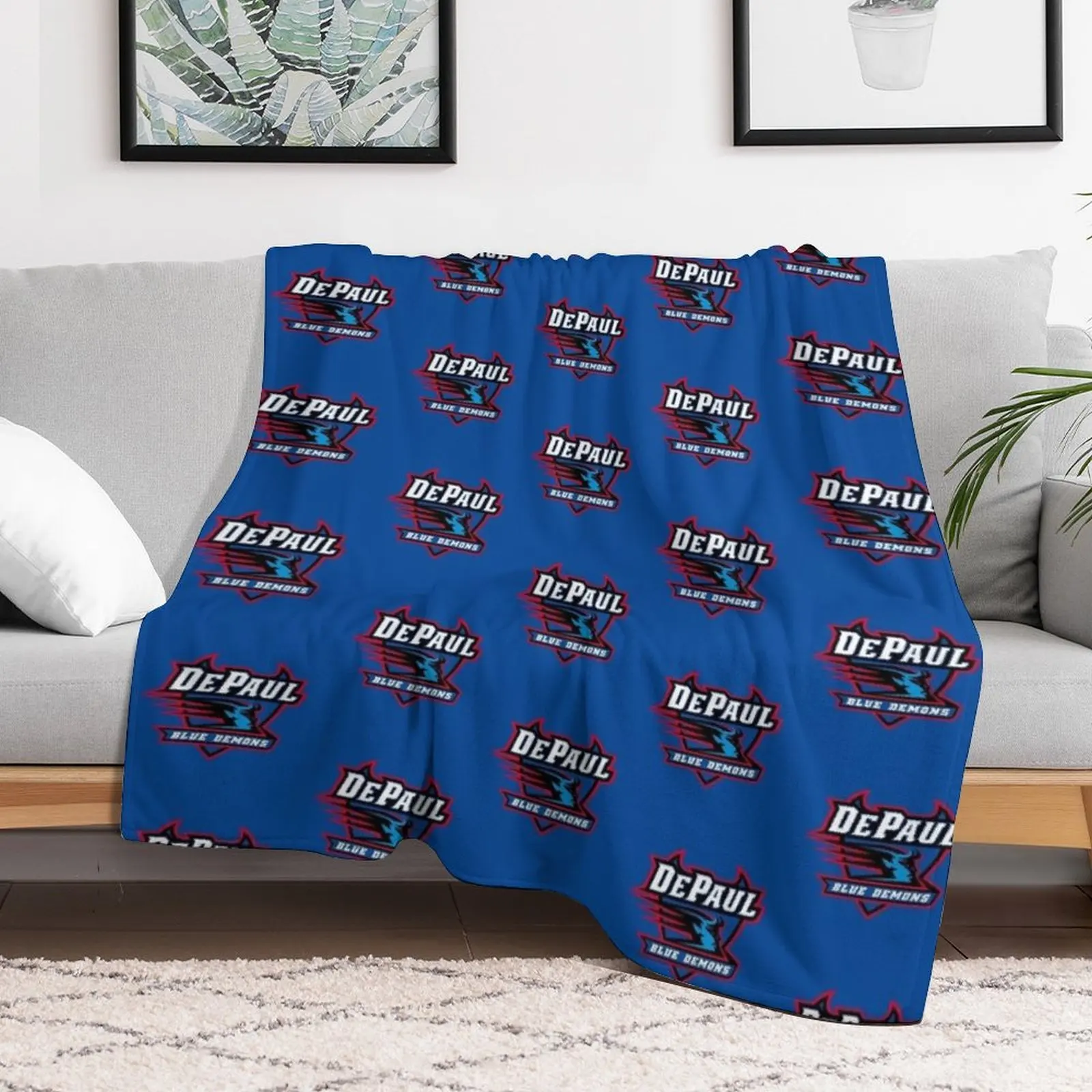 The DePaul Icon Throw Blanket  - 3D Printing Icon avaliação e preço