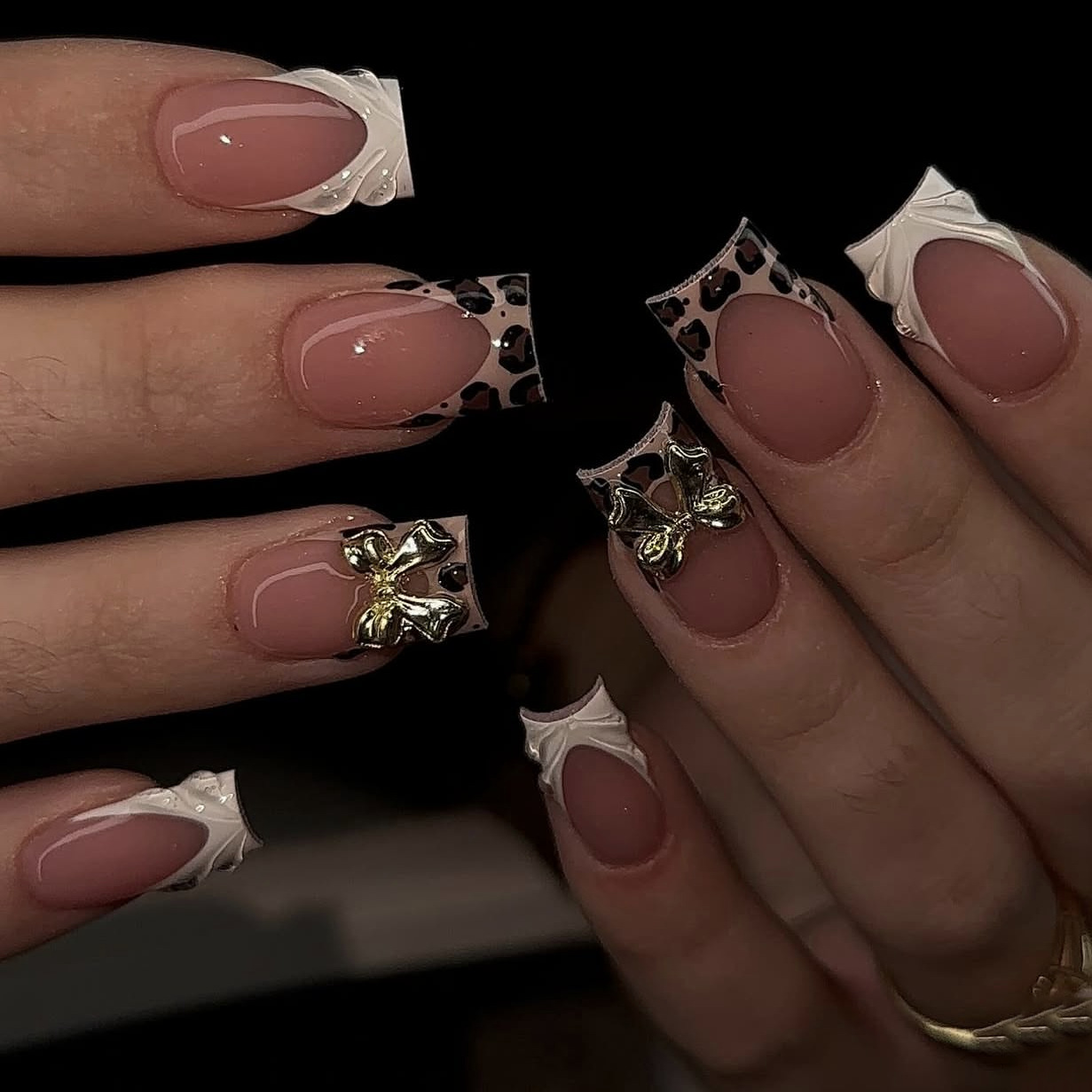 Short square fake nails for wo - 3D Printing Nails avaliação e preço