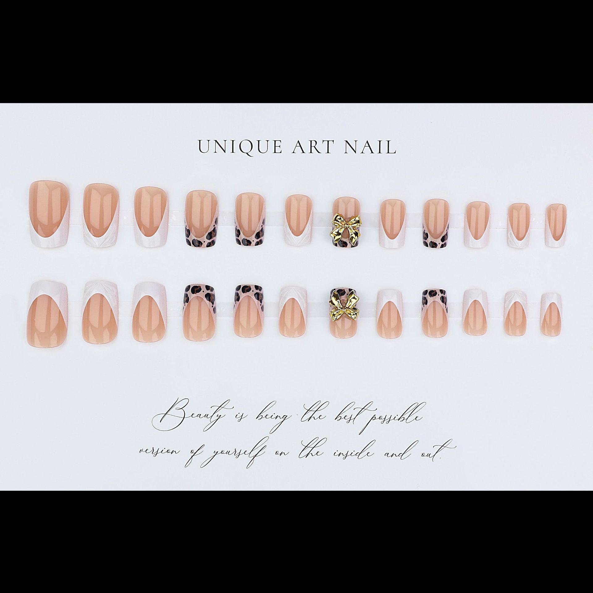 Short square fake nails for wo - 3D Printing Nails avaliação e preço