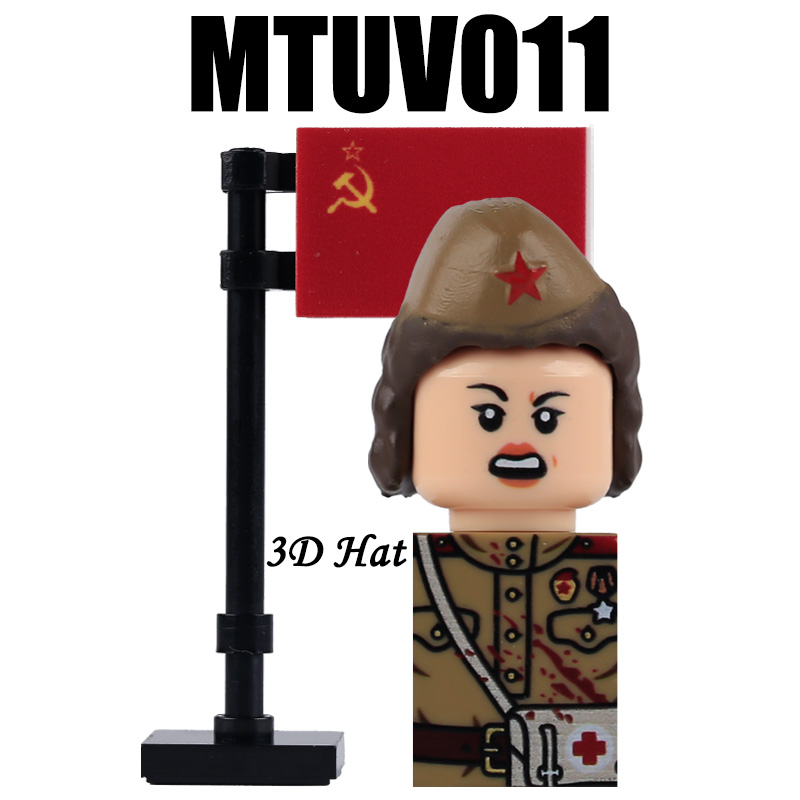 WW2 Soviet Camouflage Soldier  - 3D Printing Lego Bricks avaliação e preço