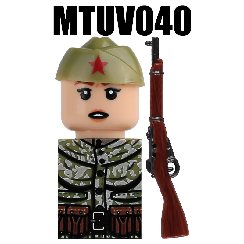WW2 Soviet Camouflage Soldier  - 3D Printing Lego Bricks avaliação e preço