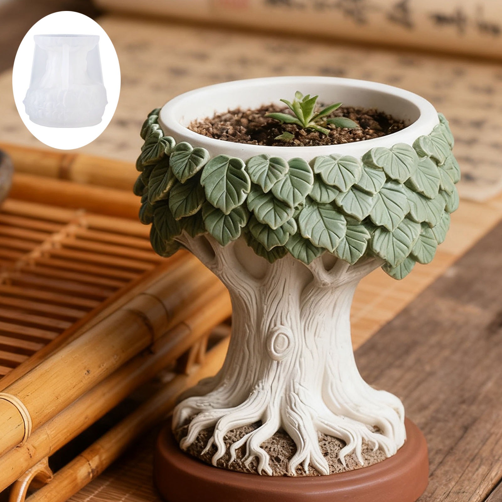 3D Leaf And Tree Stump Aroma P - 3D Printing Epoxy Resin avaliação e preço