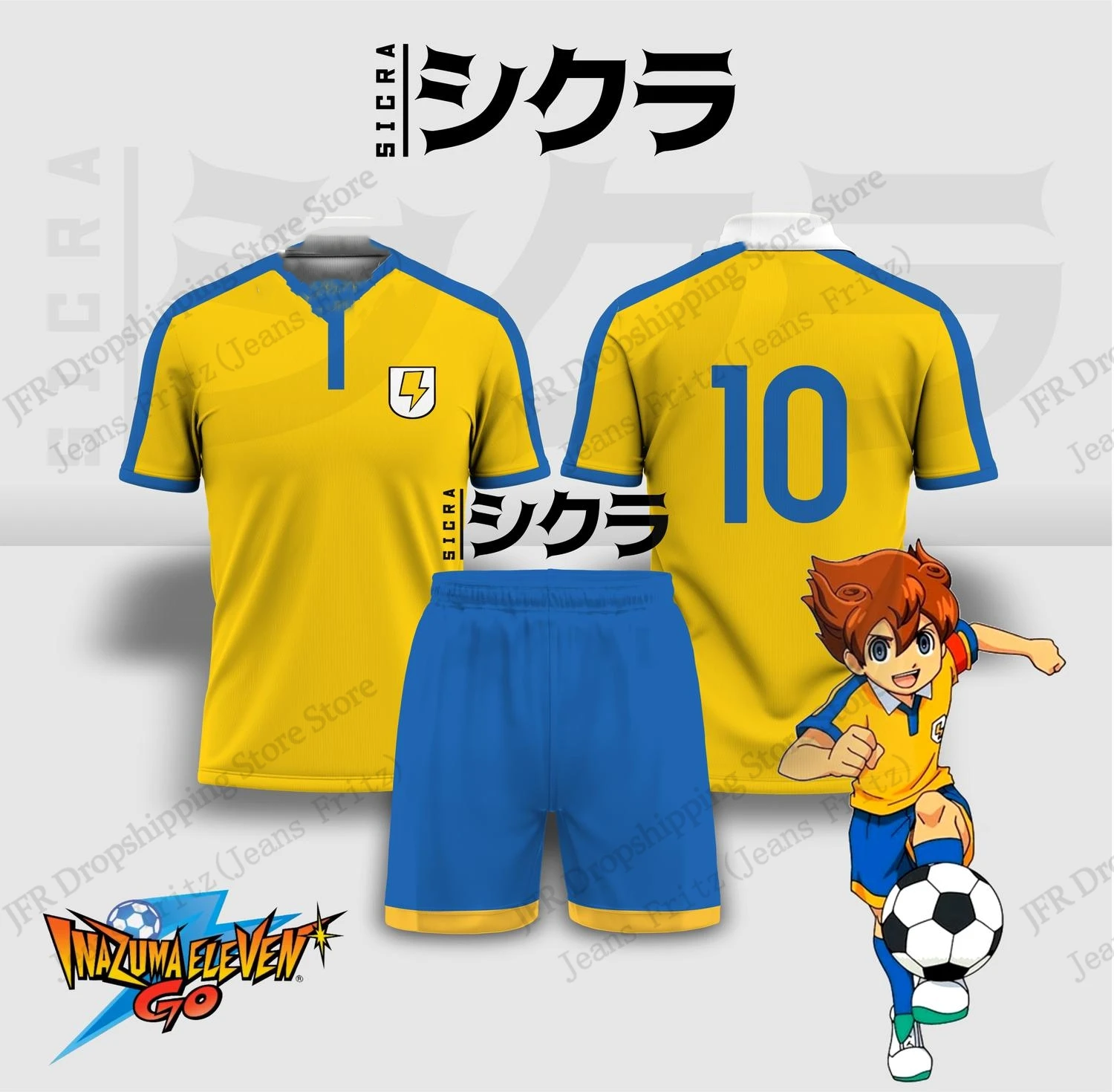 Jersey Set Jersey Inazuma Elev - 3D Printing Jersey avaliação e preço