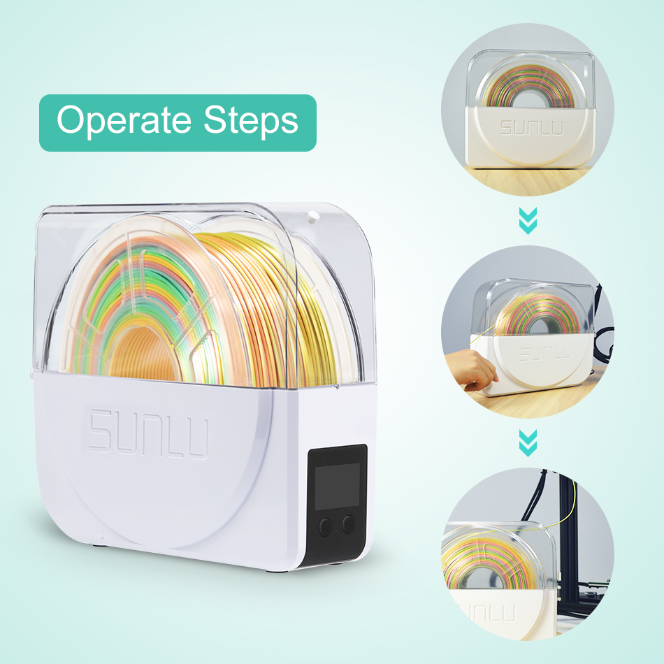 SUNLU Filament Dryer S1 Plus B - 3D Printing Output avaliação e preço