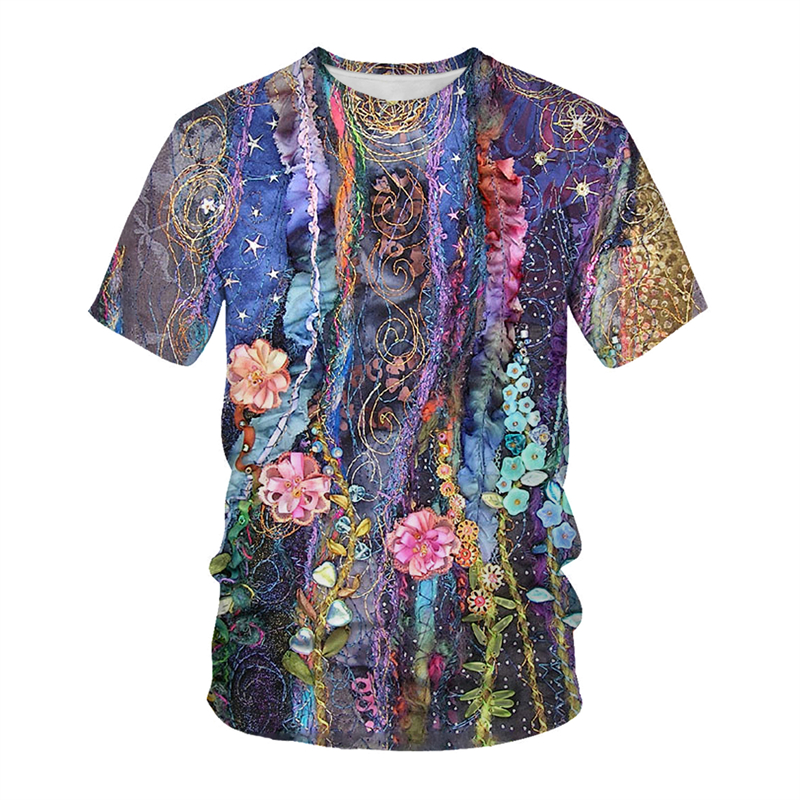 Make Old Flower T-shirt 3D Pri - 3D Printing Maket avaliação e preço