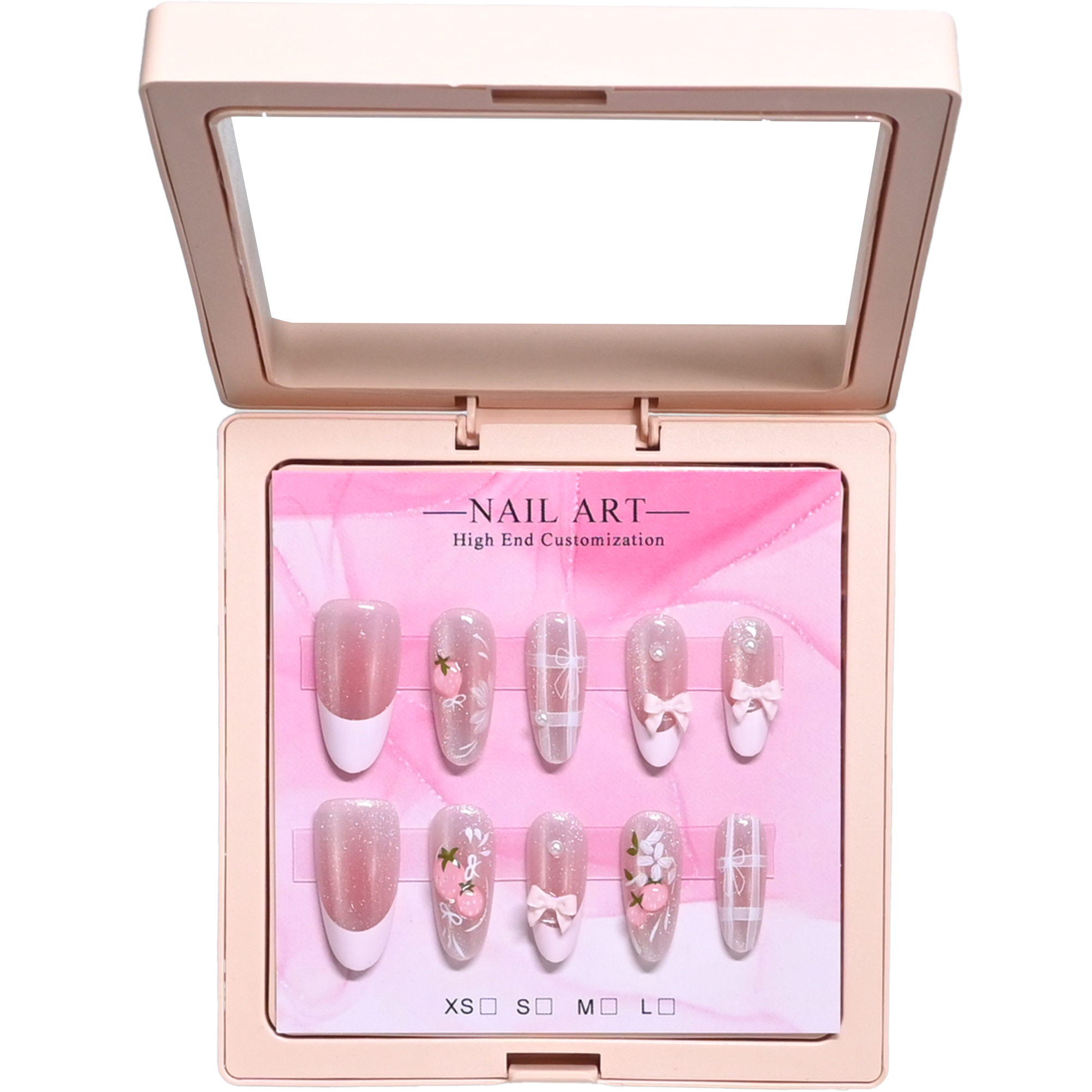 10 handmade almond nails in mi - 3D Printing Nails avaliação e preço