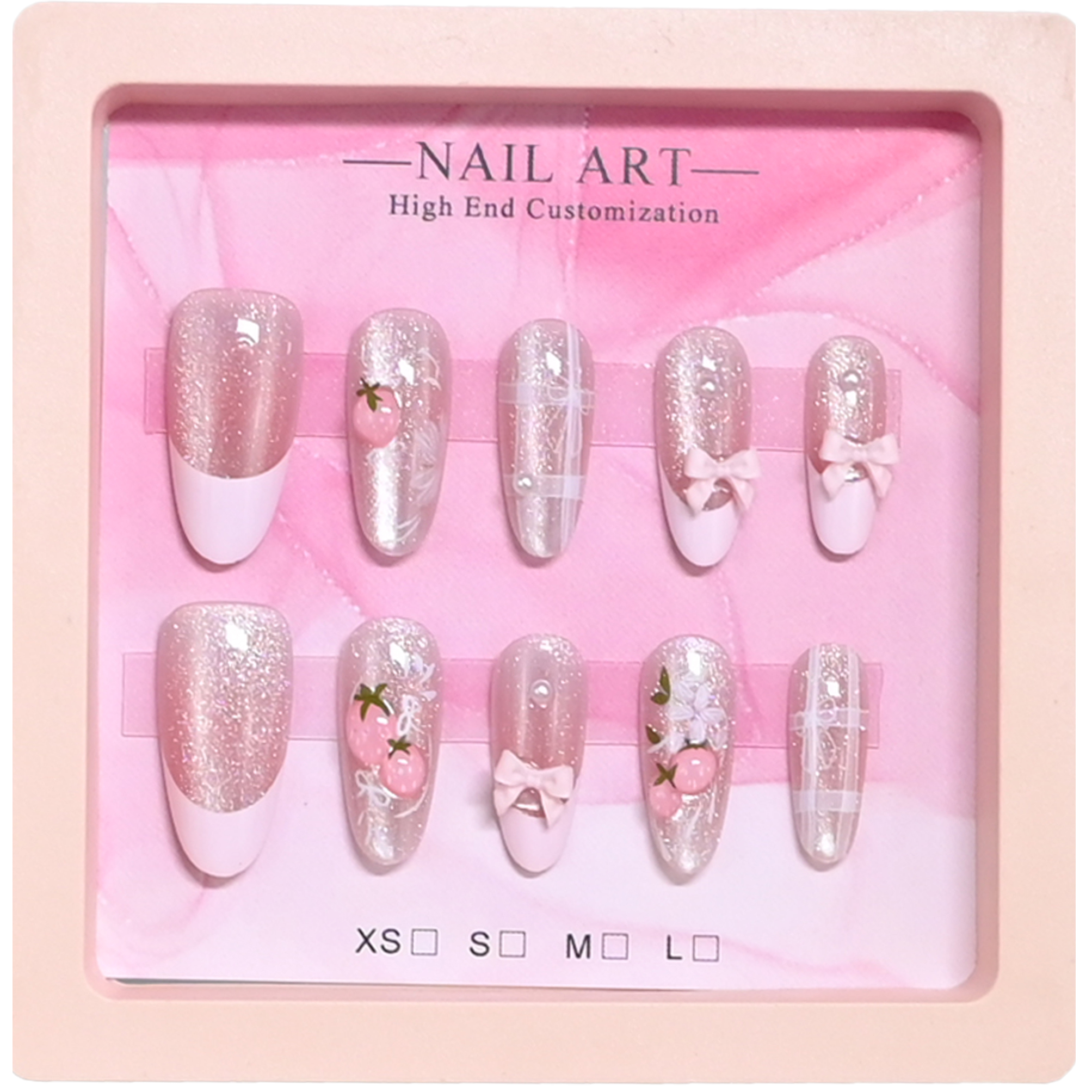 10 handmade almond nails in mi - 3D Printing Nails avaliação e preço